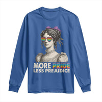 More Pride Less Prejudice Long Sleeve Shirt LGBTQ Proud Ally Pride Month - Wonder Print Shop