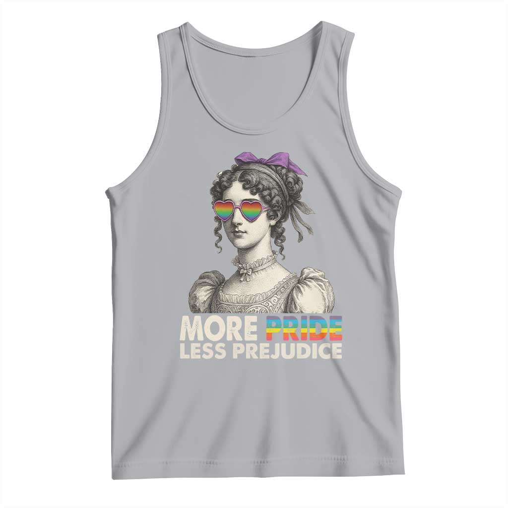 More Pride Less Prejudice Tank Top LGBTQ Proud Ally Pride Month - Wonder Print Shop