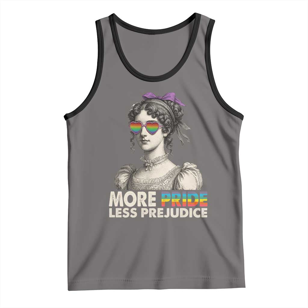 More Pride Less Prejudice Tank Top LGBTQ Proud Ally Pride Month - Wonder Print Shop