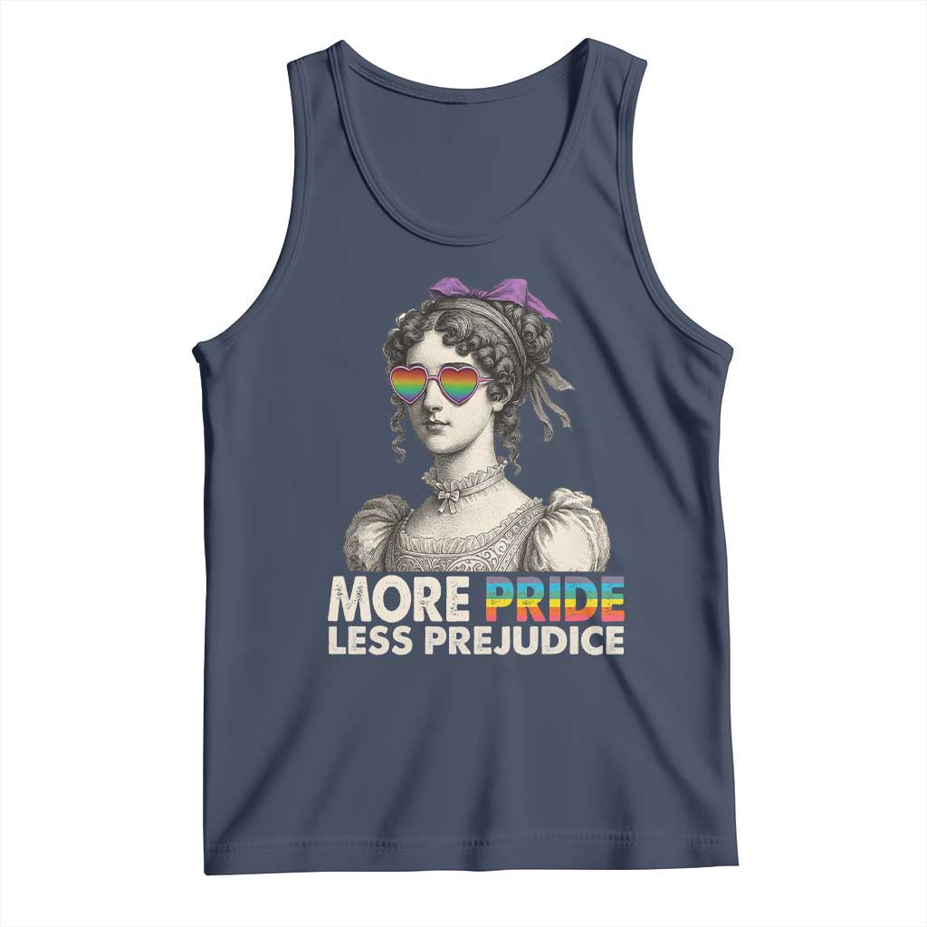 More Pride Less Prejudice Tank Top LGBTQ Proud Ally Pride Month - Wonder Print Shop
