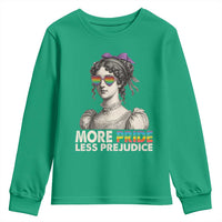 More Pride Less Prejudice Youth Sweatshirt LGBTQ Proud Ally Pride Month - Wonder Print Shop