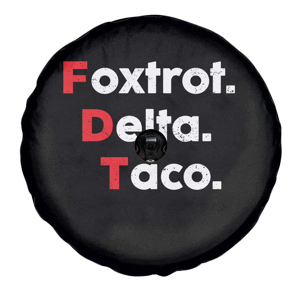 Foxtrot Delta Taco Spare Tire Cover Subtle FDT Resist - Wonder Print Shop