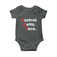 Foxtrot Delta Taco Baby Onesie Subtle FDT Resist - Wonder Print Shop
