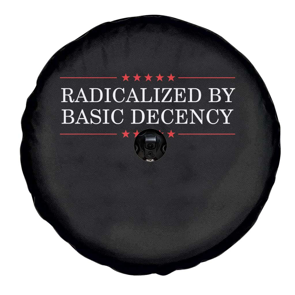 Radicalized By Basic Decency Spare Tire Cover Feminist Activist Protest - Wonder Print Shop