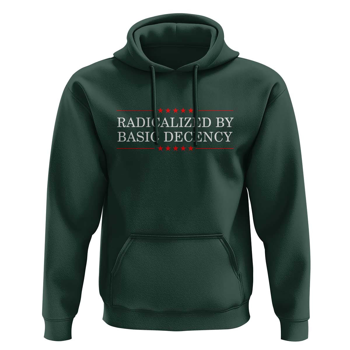 Radicalized By Basic Decency Hoodie Feminist Activist Protest - Wonder Print Shop