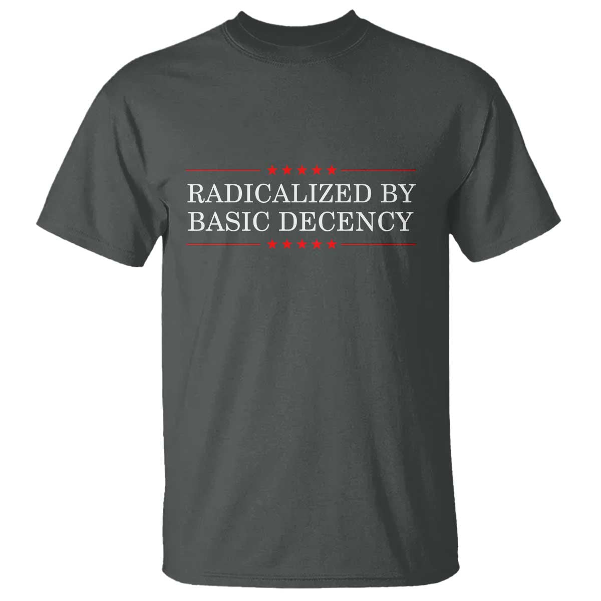 Radicalized By Basic Decency T Shirt Feminist Activist Protest - Wonder Print Shop