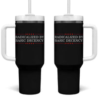 Radicalized By Basic Decency Tumbler With Handle Feminist Activist Protest - Wonder Print Shop