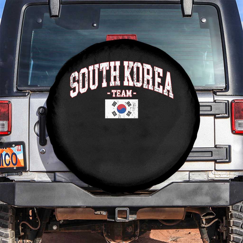 South Korea National Team Spare Tire Cover Retro Vintage Sport Varsity Korean Flag