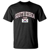 South Korea National Team T Shirt Retro Vintage Sport Varsity Korean Flag