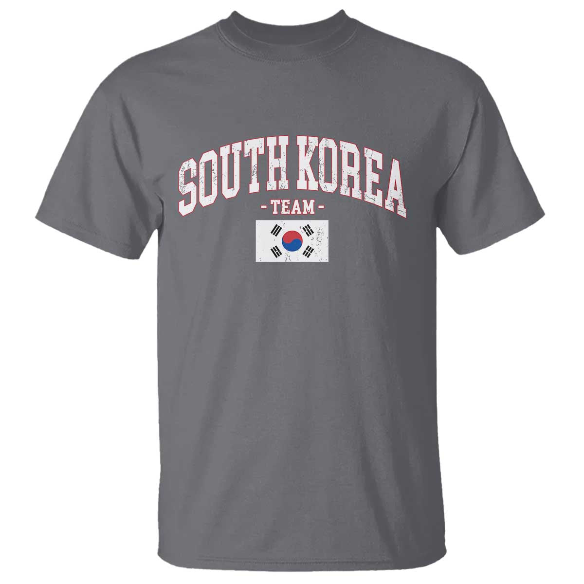 South Korea National Team T Shirt Retro Vintage Sport Varsity Korean Flag