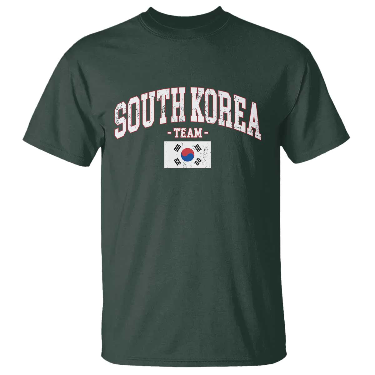South Korea National Team T Shirt Retro Vintage Sport Varsity Korean Flag