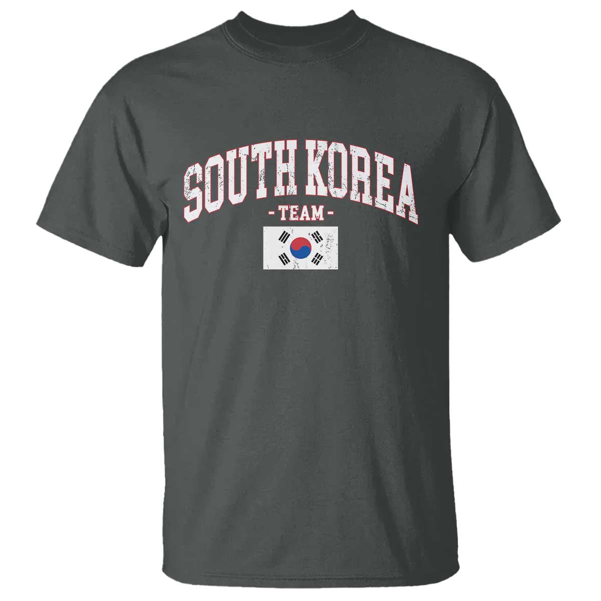 South Korea National Team T Shirt Retro Vintage Sport Varsity Korean Flag