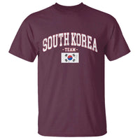 South Korea National Team T Shirt Retro Vintage Sport Varsity Korean Flag