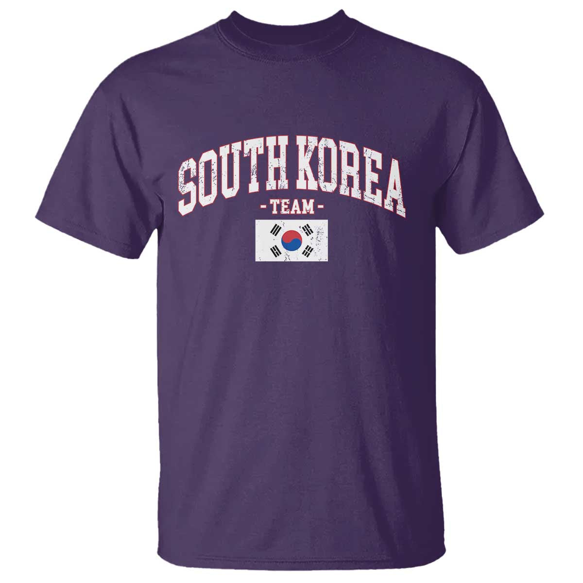 South Korea National Team T Shirt Retro Vintage Sport Varsity Korean Flag