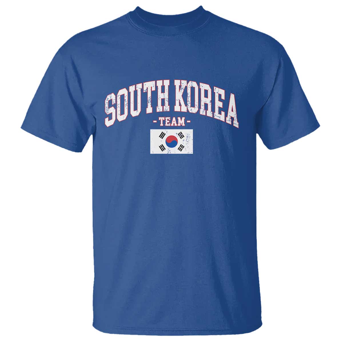 South Korea National Team T Shirt Retro Vintage Sport Varsity Korean Flag