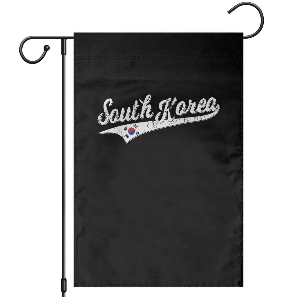 South Korea Garden Flag Retro Script Sport Korean Flag