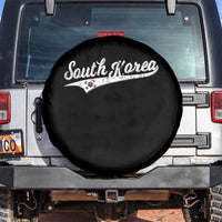 South Korea Spare Tire Cover Retro Script Sport Korean Flag
