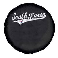 South Korea Spare Tire Cover Retro Script Sport Korean Flag