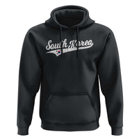 South Korea Hoodie Retro Script Sport Korean Flag