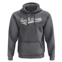 South Korea Hoodie Retro Script Sport Korean Flag