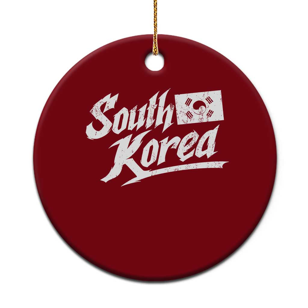 South Korea Ceramic Ornament Retro Vintage Sport Korean Flag