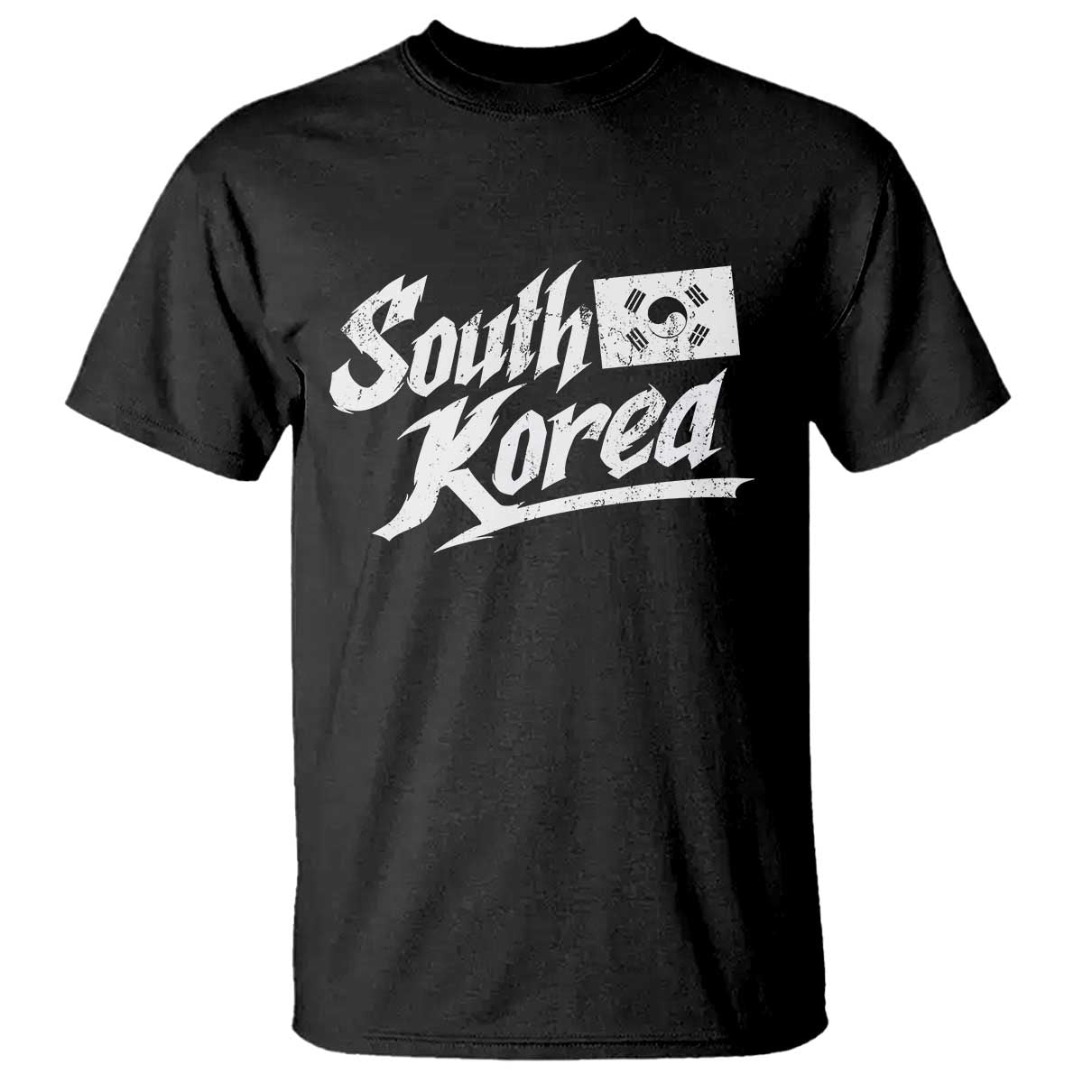 South Korea T Shirt Retro Vintage Sport Korean Flag