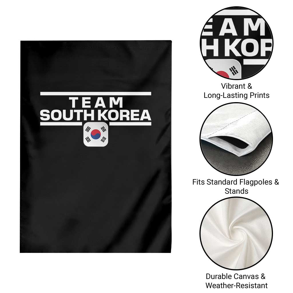 Team South Korea Korean Flag Garden Flag