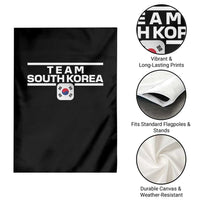 Team South Korea Korean Flag Garden Flag