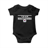 Team South Korea Korean Flag Baby Onesie