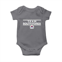 Team South Korea Korean Flag Baby Onesie