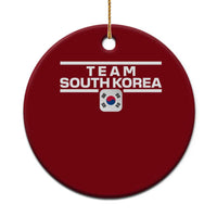 Team South Korea Korean Flag Ceramic Ornament