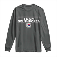 Team South Korea Korean Flag Long Sleeve Shirt
