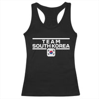 Team South Korea Korean Flag Racerback Tank Top