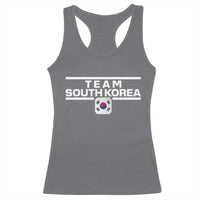 Team South Korea Korean Flag Racerback Tank Top