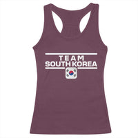 Team South Korea Korean Flag Racerback Tank Top