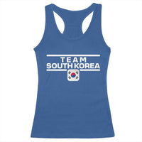 Team South Korea Korean Flag Racerback Tank Top