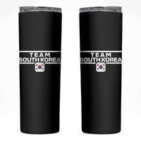 Team South Korea Korean Flag Skinny Tumbler
