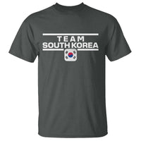 Team South Korea Korean Flag T Shirt