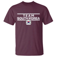 Team South Korea Korean Flag T Shirt