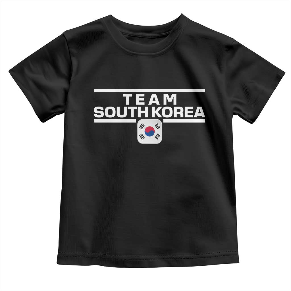 Team South Korea Korean Flag Toddler T Shirt