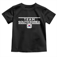 Team South Korea Korean Flag Toddler T Shirt