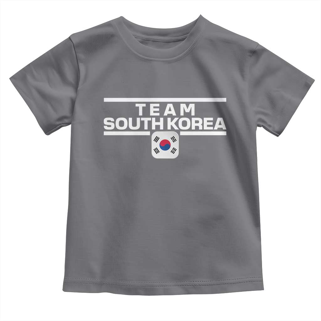 Team South Korea Korean Flag Toddler T Shirt