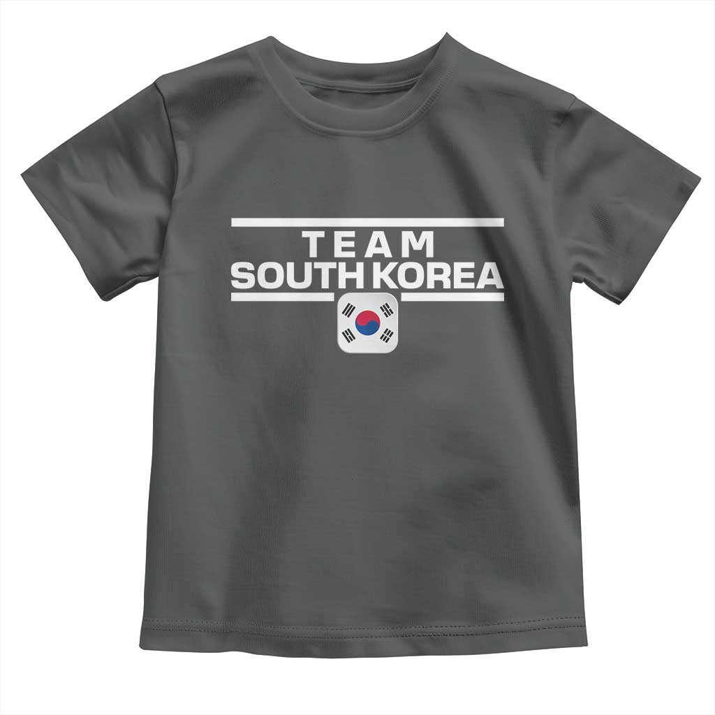 Team South Korea Korean Flag Toddler T Shirt