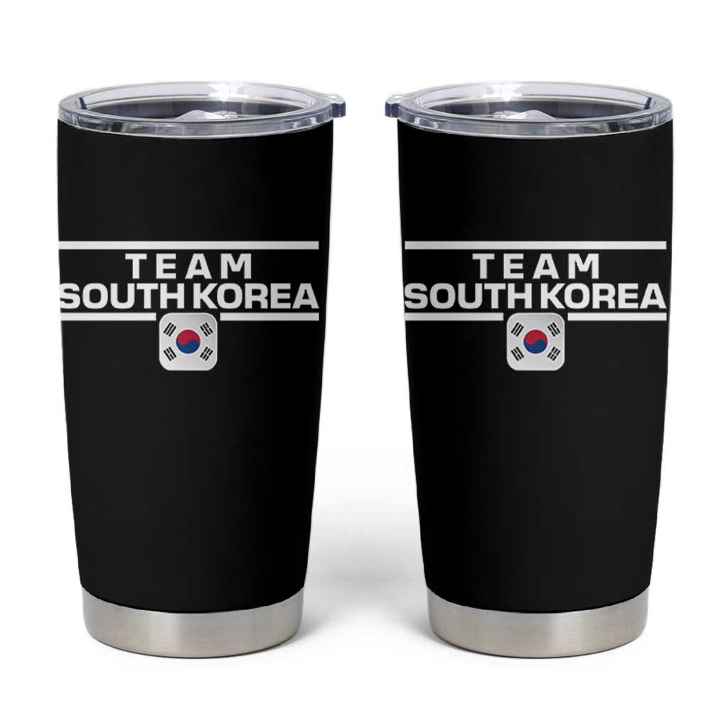 Team South Korea Korean Flag Tumbler Cup