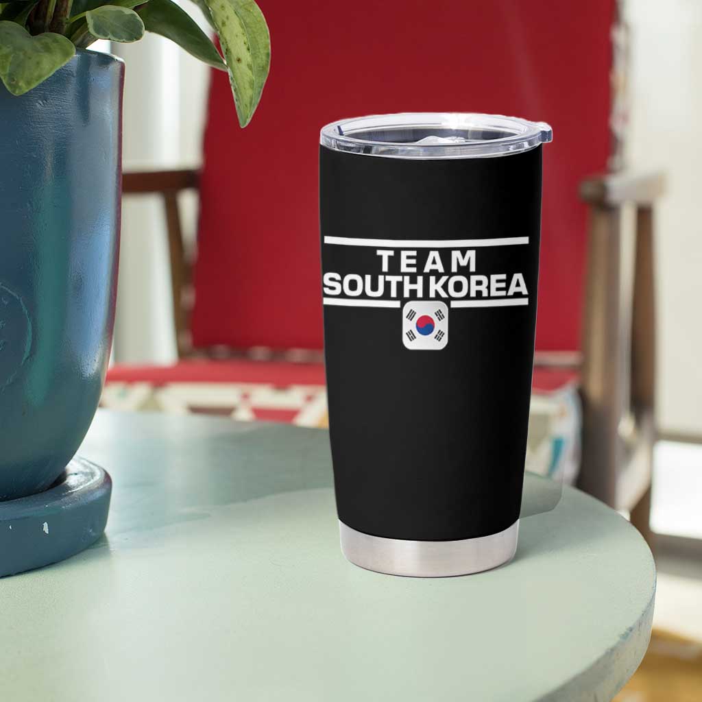 Team South Korea Korean Flag Tumbler Cup