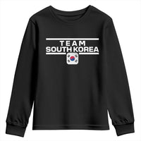 Team South Korea Korean Flag Youth Sweatshirt
