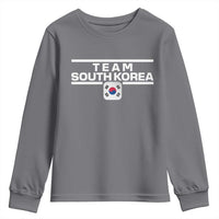 Team South Korea Korean Flag Youth Sweatshirt