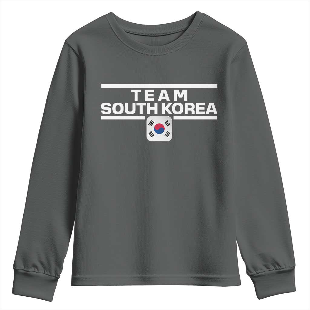 Team South Korea Korean Flag Youth Sweatshirt