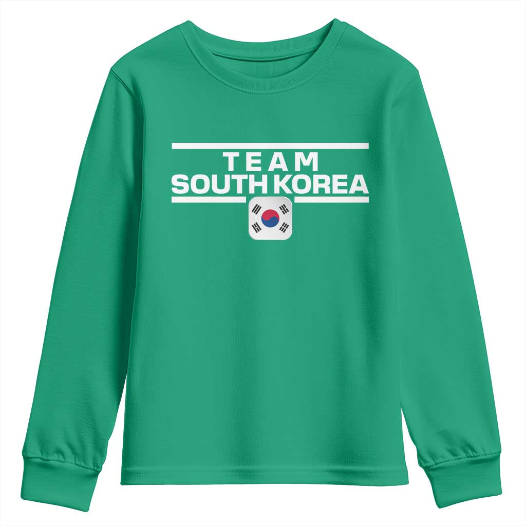 Team South Korea Korean Flag Youth Sweatshirt