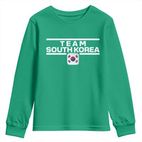 Team South Korea Korean Flag Youth Sweatshirt